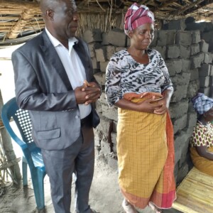 Casal de pastores da igreja em Chibuabuabua (Henriques Tomo e Olga Biassone)
