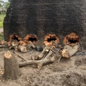 Forno para queima de tijolos em Tica